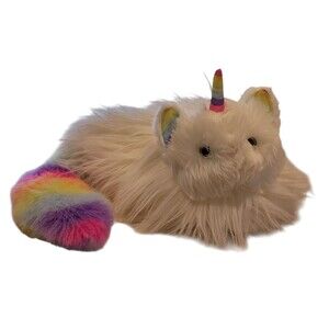 Ziggy the Plush Rainbow Unicorn Cat Stuffed Animal Douglas Caticorn 14"
